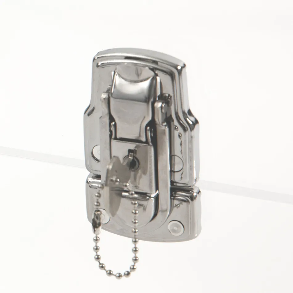 Baúl de diseño en cristal acrílico transparente y acero moderno - Dante Viadurini