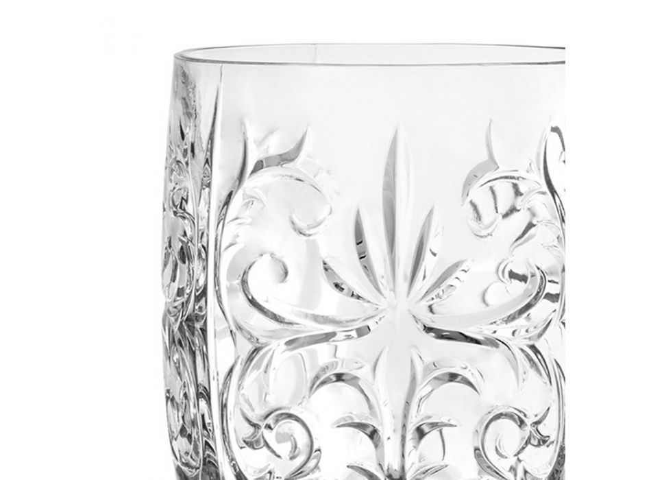 Vaso de vidrio para Moscow Mule en Eco Crystal decorado 8 piezas - Destino Viadurini