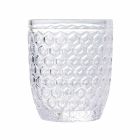 Vasos De Agua De Vidrio Transparente Decorados, Servicio Moderno 12 Piezas - Mezcla Viadurini