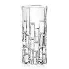 Vasos altos de cristal ecológico decorado 12 piezas - Catania Viadurini