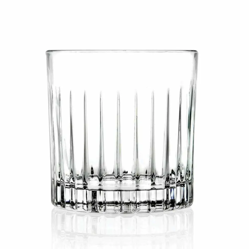 Vasos bajos Double Old Fashioned 12 piezas de lujo - Senzatempo Viadurini
