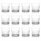 Vasos bajos Double Old Fashioned 12 piezas de lujo - Senzatempo Viadurini