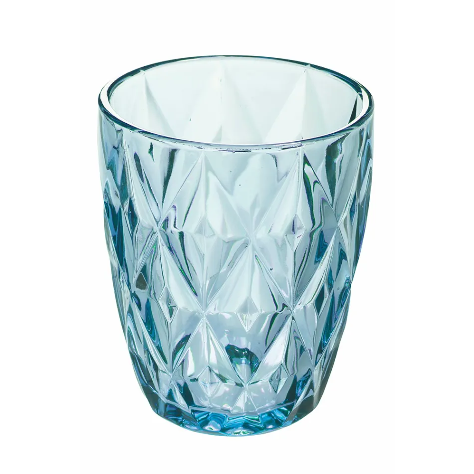 Vasos De Agua De Vidrio Servicio De Color 12 Piezas - Renacimiento Viadurini