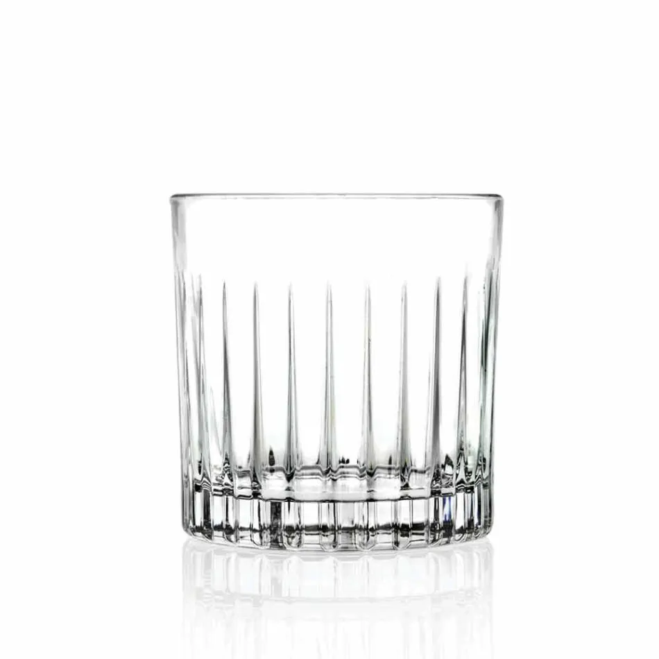 Vaso Lowball Basso Old Fashioned Vasos para Cockatil 12 Piezas - Senzatempo Viadurini