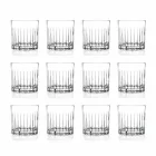 Vaso Lowball Basso Old Fashioned Vasos para Cockatil 12 Piezas - Senzatempo Viadurini