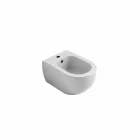 Moderno colgante de pared bidet en cerámica blanca Star 50x35cm hecho en Italia Viadurini