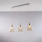 Riel de hierro con cristal Pyrex fabricado en Italia para decoración de interiores - Corinto Viadurini