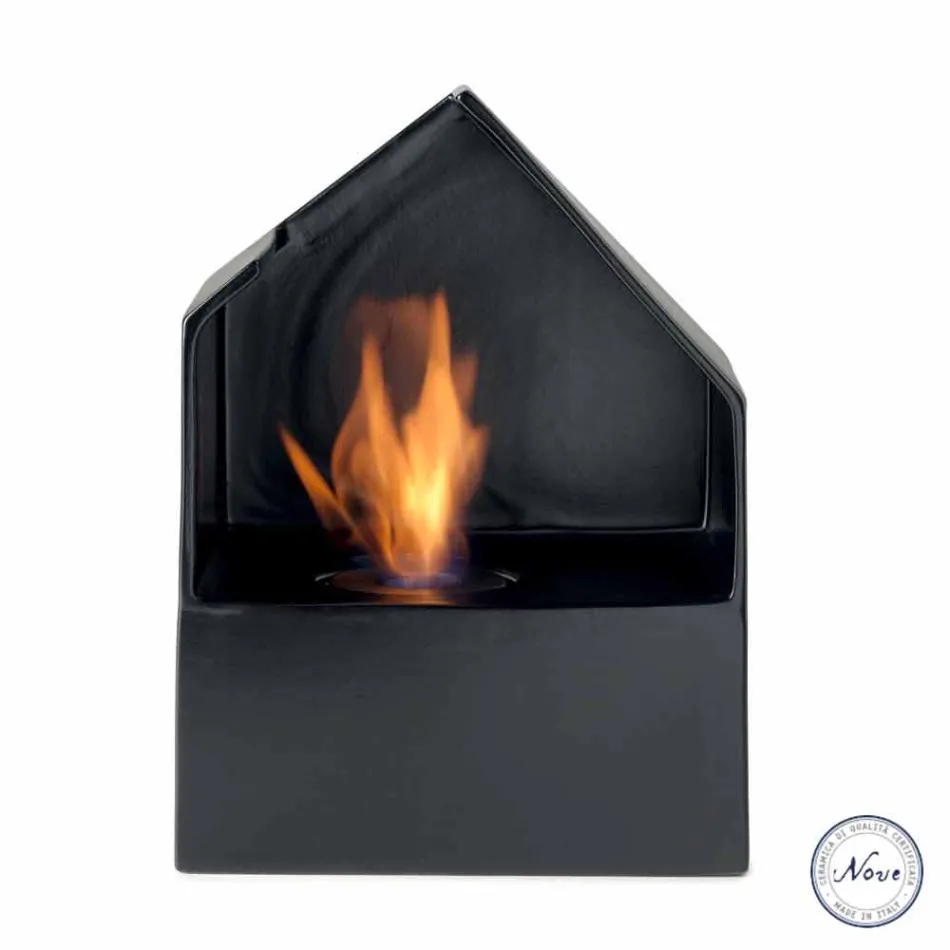 encimera Biocamino con bioetanol cerámica y acero Curtis Viadurini