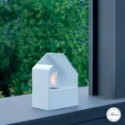 encimera Biocamino con bioetanol cerámica y acero Curtis Viadurini