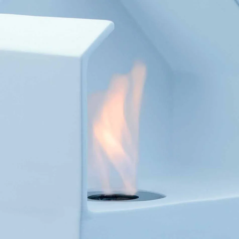 encimera Biocamino con bioetanol cerámica y acero Curtis Viadurini