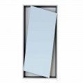 Bonaldo Hang pared espejo lacado en madera diseño H185cm made in Italy