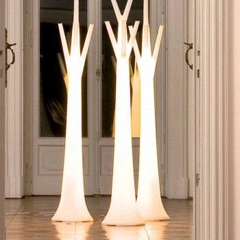 Bonaldo Colgador de árbol con luz de polietileno fabricado en Italia