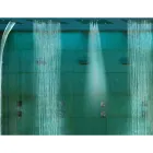 Bossini Rociador de ducha de techo cromado de dos chorros con cromoterapia Dream Viadurini