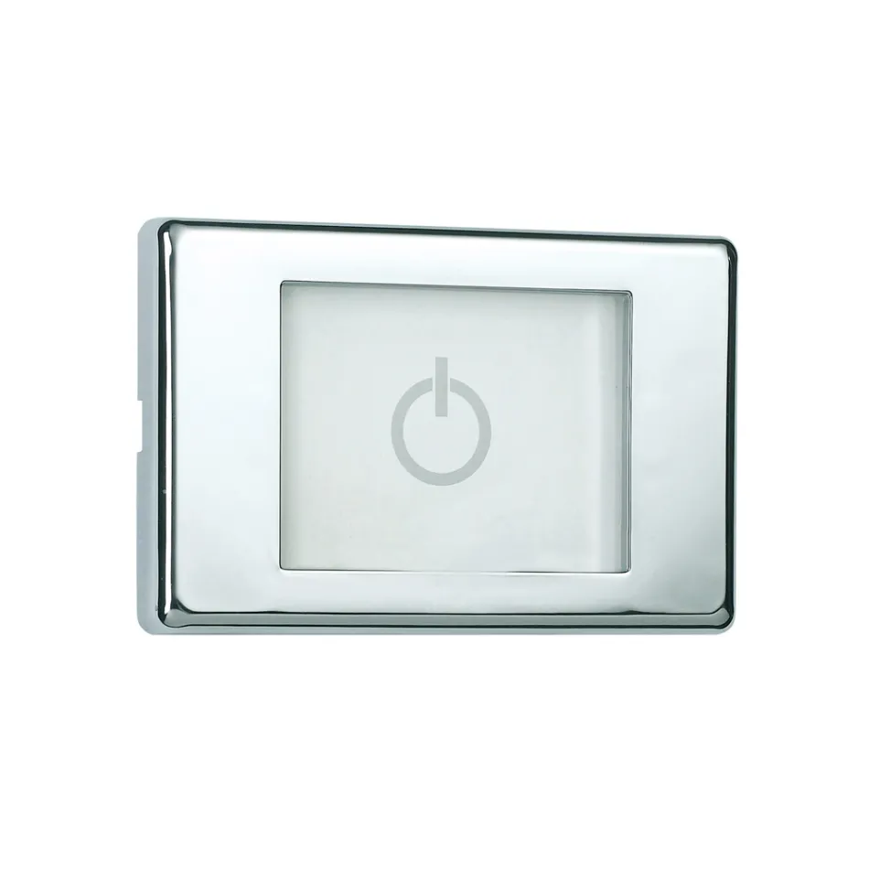 Bossini Rociador de ducha de techo cromado de dos chorros con cromoterapia Dream Viadurini