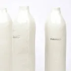 Botellas De Porcelana Blanca Y Gris De Diseño De Lujo 2 Piezas Únicas - Arcivero Viadurini
