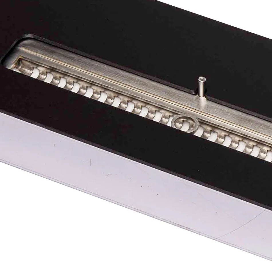 Quemador de Bioetanol de Acero Inox para Chimenea Lineal Made in Italy - Brandon Viadurini