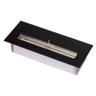 Quemador de Bioetanol de Acero Inox para Chimenea Lineal Made in Italy - Brandon Viadurini