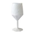 Copa de cóctel en mármol blanco de Carrara satinado de lujo italiano - cuajo