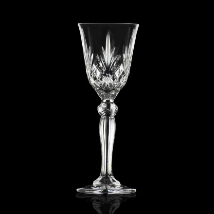 Vaso de Licor de Diseño Vintage en Cristal Ecológico 12 Piezas - Cantabile Viadurini
