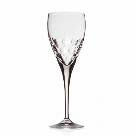 Copas de vino Crystal Design para degustar 12 piezas - Titanioball Viadurini