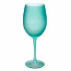 Copas de vino de colores en vidrio esmerilado con efecto hielo, 12 piezas - Otoño Viadurini