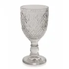 Copas de vino o agua en vidrio de colores y decoración arabescos 12 piezas - Marruecos Viadurini