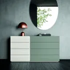 Habitación completa con 4 elementos de diseño moderno Made in Italy - Mallorca Viadurini