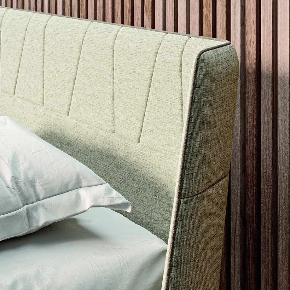 Dormitorio con 4 elementos de estilo moderno Made in Italy de alta calidad - Minorco Viadurini