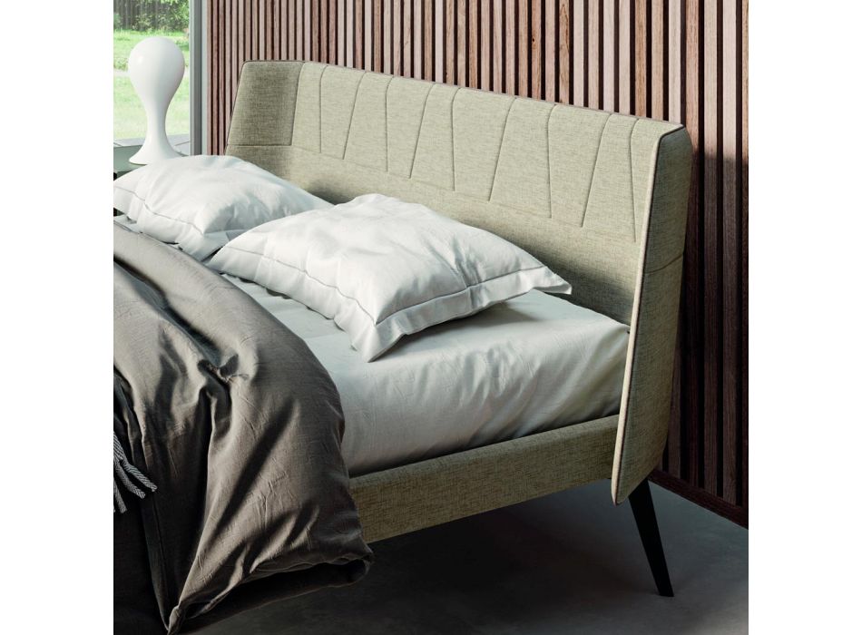 Dormitorio con 4 elementos de estilo moderno Made in Italy de alta calidad - Minorco Viadurini