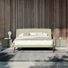 Dormitorio con 4 elementos de estilo moderno Made in Italy de alta calidad - Minorco Viadurini