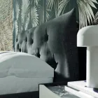 Dormitorio de estilo moderno con 4 elementos Made in Italy - Calimero Viadurini