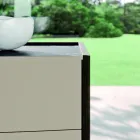 Dormitorio de estilo moderno con 4 elementos Made in Italy - Calimero Viadurini