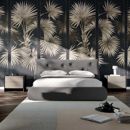 Dormitorio de estilo moderno con 4 elementos Made in Italy - Calimero Viadurini