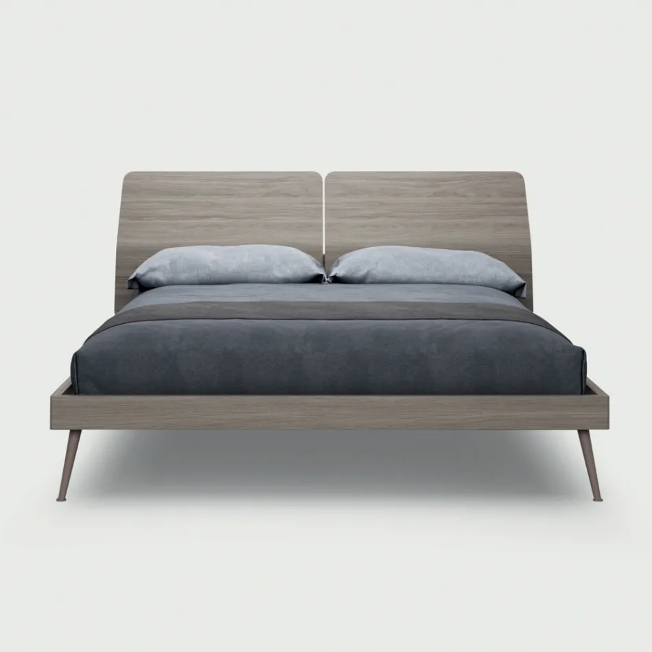 Dormitorio completo con 4 elementos Made in Italy de alta calidad - Odema Viadurini