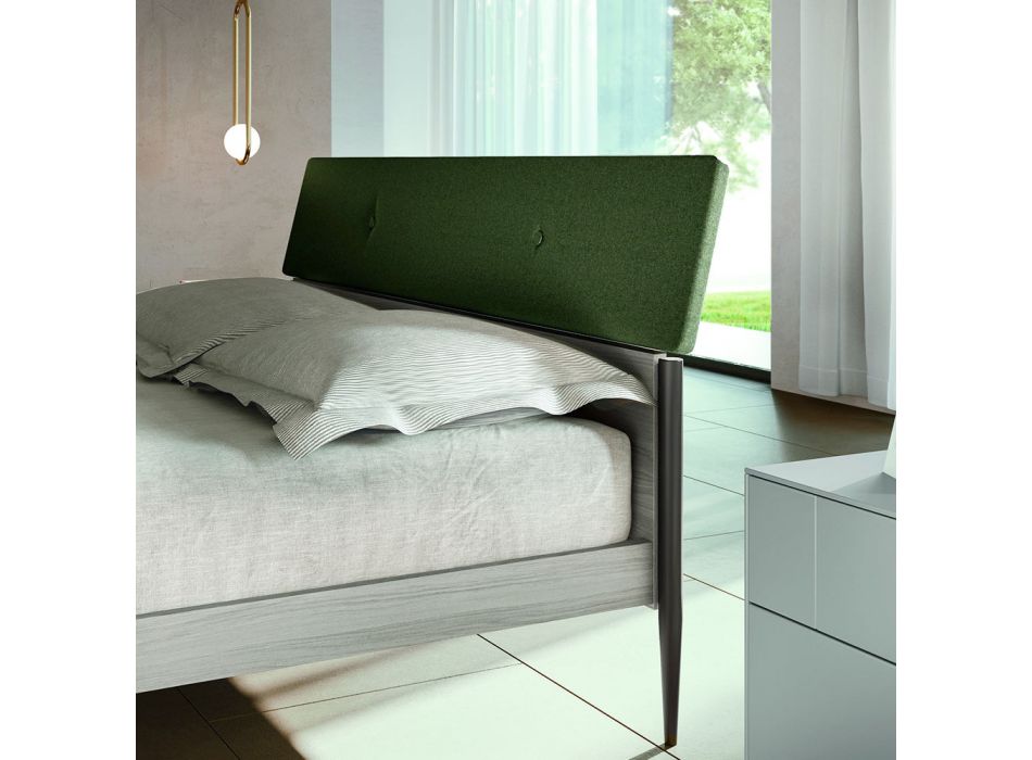 Dormitorio completo con 4 elementos modernos Made in Italy Precious - Verminia Viadurini