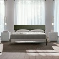 Dormitorio completo con 4 elementos modernos Made in Italy Precious - Verminia