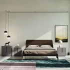Dormitorio completo con 5 elementos de estilo moderno Made in Italy - Savanna Viadurini