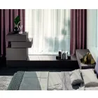 Dormitorio de lujo completo de 6 elementos Made in Italy - Adige Viadurini