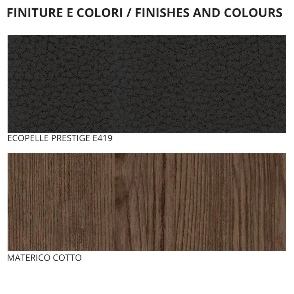 Habitación doble 4 elementos Made in Italy Luxury - Gamma Viadurini