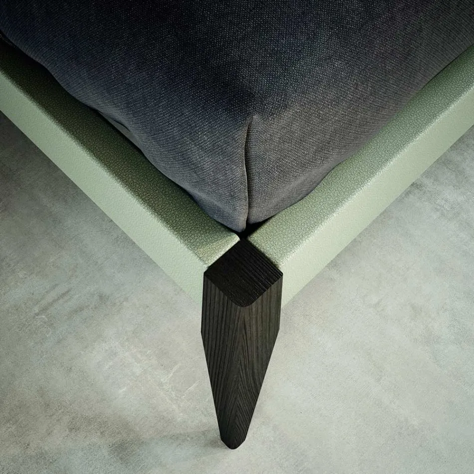 Dormitorio doble con 5 elementos de estilo moderno Made in Italy - Octavia Viadurini