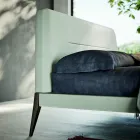 Dormitorio doble con 5 elementos de estilo moderno Made in Italy - Octavia Viadurini