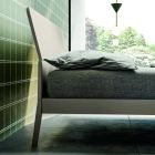 Dormitorio moderno de 5 elementos en un estilo moderno Made in Italy - Melodia Viadurini