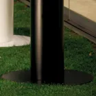 El bioetanol chimenea al aire libre Dean suelo de acero pintado Viadurini