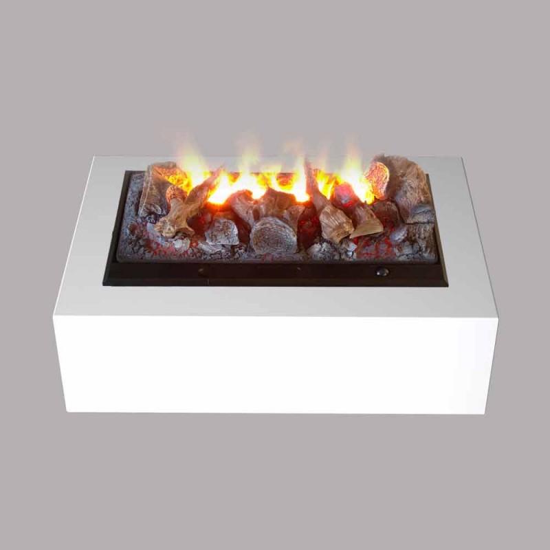 Chimenea eléctrica de mesa y de suelo modelo Dickinson