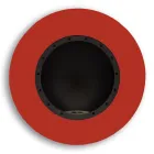 Chimenea de bioetanol de pared de diseño redondo en acero pintado - Trenton Viadurini