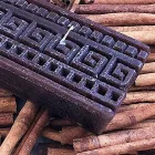 Vela perfumada de canela rectangular artesanal Made in Italy - Alissa Viadurini