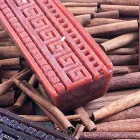 Vela perfumada de canela rectangular artesanal Made in Italy - Alissa Viadurini