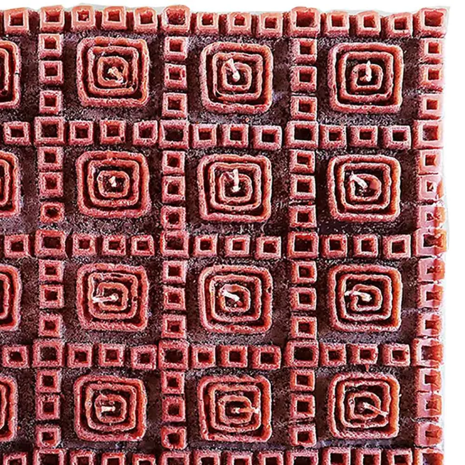 Vela Perfumada de Cera Marrón con 25 Mechas Made in Italy - Piura Viadurini