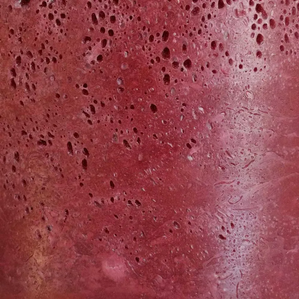 Vela cuadrada de cera moderna hecha a mano Made in Italy - Mondeo Viadurini