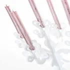 Candelabro clásico de diseño medio, 5 brazos en plexiglás Aragon. Viadurini